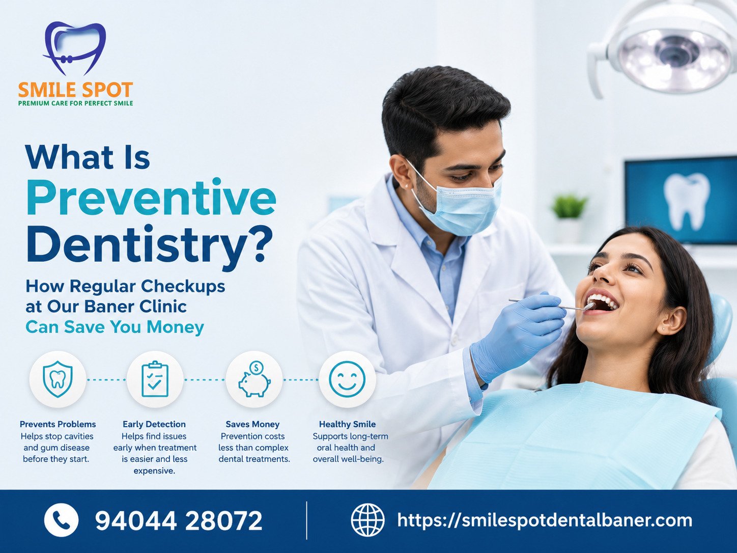 What Is Preventive Dentistry? How Regular Checkups at Our Baner Clinic Can Save You Money