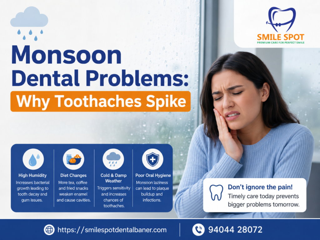 toothache monsoon season Pune dental clinic Baner